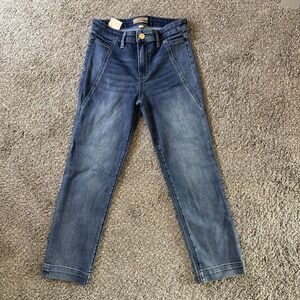 KUT FROM THE KLOTH Women's REESE High Rise Ankle Straight Leg Jeans Size 6